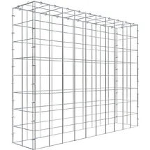 Gabiona C-Ring-Gabione-Anbaukorb Typ 3 80 x 100 x 20 cm Maschenw 10 x 10 cm