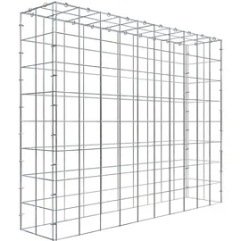 Gabiona C-Ring-Gabione-Anbaukorb Typ 3 80 x 100 x 20 cm Maschenw 10 x 10 cm