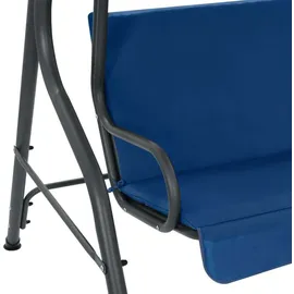 vidaXL Hollywoodschaukel Dunkelblau 3-Sitzer