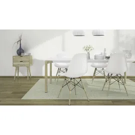 Rasch Textil Rasch Vliestapete 489507 Prego weiß 10,05 x 0,53 m