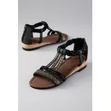 aniston shoes Riemchensandale Damen Schwarz 36