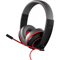 Gioteck XH100S Kopfhörer Kabelgebunden Gaming Schwarz, Grau, Rot