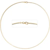 Halsreif JOBO Halsketten Gr. Gelbgold 585, Länge: 42 cm, gelb (gelbgold 585) Damen Halsketten 585 Gold 42 cm 2 mm