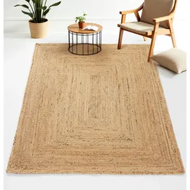 carpetfine Nele Juteteppich 300 x 400 cm Beige