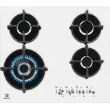 Electrolux KGG6437W, Weiß, Eingebaut, 59 cm, Gas, 4 Brenner - Weiß