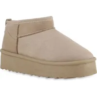 VAN HILL Winter Boots in Beige