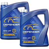 2x 5L Mannol Defender 10W-40 Motoröl MN7507-5