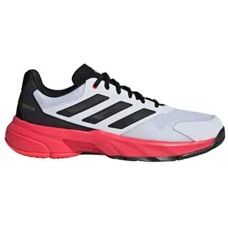 Adidas Courtjam Control 3 Herren weiß - Cloud White / Core Black / Lucid Red - EU 44