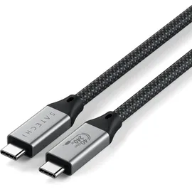 Satechi USB4 Pro Cable, Länge: 1,2 Meter Datenübertragung von bis zu 40 Gbit/s, Ladeleistung von bis zu 240W, Unterstützt Bildauflösungen von 8K/60Hz