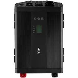 Spannungswandler AEG "Sinus SW 1500 (10062)", schwarz, B:50,2cm H:25,5cm L:38,1cm, Aluminium, Wandler, 12 V DC auf 220 V AC