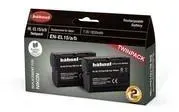 Hähnel AKKU NIKON 1650 mAh. 7,0V, 11,6Wh - HLEL15 DOPPELPACK, Akku Li-Ion