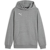 Puma Jungen Teamgoal Hoody Jr Pullover Medium Gray Heather-puma White 152