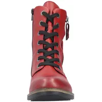 Rieker Damen 72212 Schnürstiefel, Rot, 37 EU