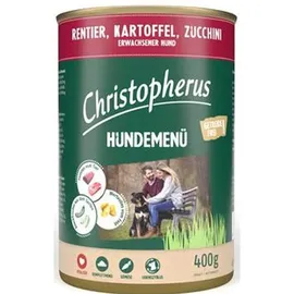 Allco Christopherus Menue Adult mit Rentier, Kartoffel, Zuccini 6 x 400 g