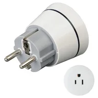 Hama Reiseadapter Typ A und Typ B, 3-polig, für