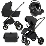 Babylux Kinderwagen 3in1 Set Schwarz