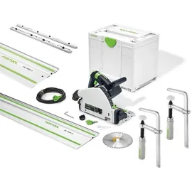 Festool Tauchsäge TS 55 FQ-Plus-FS inkl. 2 x FS 1400/2 + 2 x FSV + 2 x FSZ 120 + Systainer SYS 3 M 337
