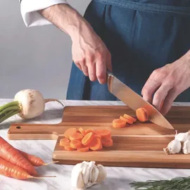 Tramontina LANDHAUS Schneidebrett 40 x 27 cm, Teak, Servierbrett aus Holz, klingenschonend, Teakholz FSC zertifiziert