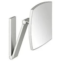 KEUCO iLook_move Kosmetikspiegel 17613210000 eckig, 5-fache Vergrößerung, Wandmodell, Edelstahl-Finish