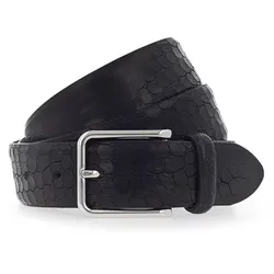 b.belt Gürtel Leder schwarz 85 cm