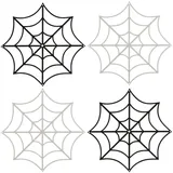 Milisten 12 Stücke Riesen Halloween Spinne Webs Dekorationen Realistische Gefälschte Spinne Spinnweben für Party Hause