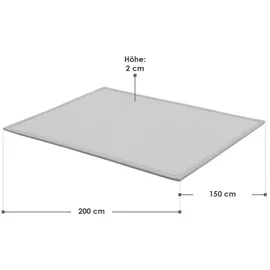 Juskys Krabbelmatte Spielmatte Maila - Grau