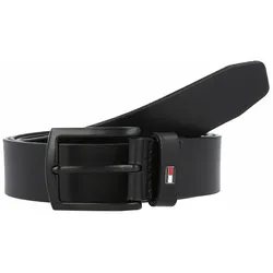 Tommy Hilfiger Denton Matte Gürtel Leder black 110 cm