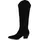 VAN HILL Damen Leicht Gefütterte Cowboystiefel Stiefel Stickereien Schuhe 839869, Farbe: Schwarz, Größe: 37 - Schwarz - 37