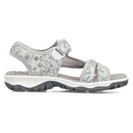 Rieker Riemchensandale Damen Hellgrau Multicolor 40