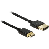 Rix Labs International HDMI-A/HDMI Mini-C, HDMI-Kabel 4,5 m HDMI Typ A (Standard) HDMI Type C (Mini) Schwarz