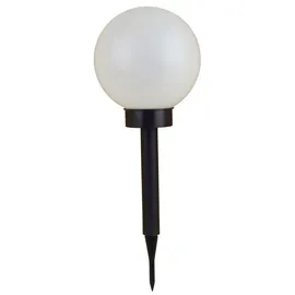 Buri Kugelleuchte Kunststoff 2er Set Solar LED weiß