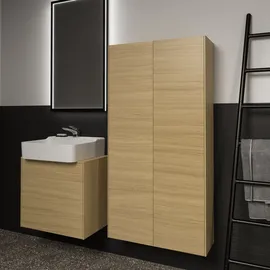Ideal Standard Conca Halbhochschrank 72 x 140 x 25 cm Eiche hell