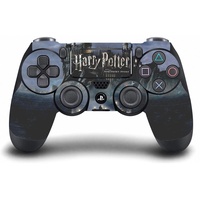 Head Case Designs Offizielle Harry Potter Schloss Grafiken Vinyl Haut Gaming Aufkleber Abziehbild Abdeckung kompatibel mit Sony Playstation 4 PS4 DualShock 4 Controller