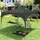 Woltu Faltpavillon 3 x 3 m Grau