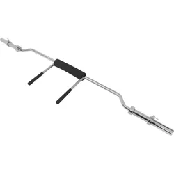 Safety Squat Bar 50/51m Olympia Chrom/Schwarz grau|silber|silber 22kg