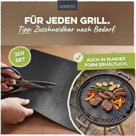 KOMOTO Grillmatte 50 x 40 cm antihaftbeschichtet