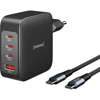 Intenso W140A3C + C520C black USB-Ladegerät Innenbereich USB-C®, USB-A Anzahl Ausgänge: 4 x GaN,