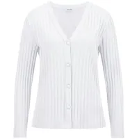 Shirtjacke V-Ausschnitt Efixelle weiss, 44