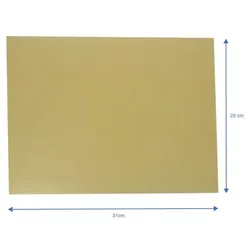 1000 Stk. Kraft-Antifett-Papier (28x31cm) Ref FWGK28