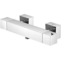 Steinberg Serie 160 Brause Thermostat 1603200 chrom, Aufputz, Temperatur- und Mengenregulierung
