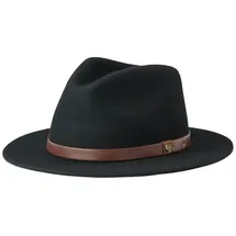 BRIXTON Messer Fedora Filzhut schwarz SMALL