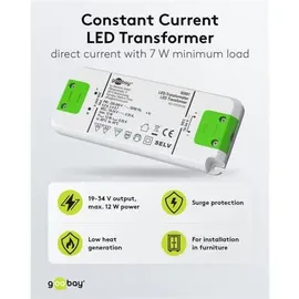 goobay 65581 Stromtransformator Weiß, Grün 0,35 A