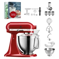 KitchenAid Artisan 5KSM185 Allrounderset Empire Rot