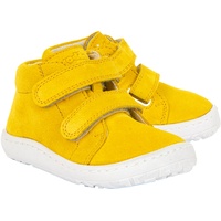 froddo® - Klett-Lauflernschuhe BAREFOOT FIRST STEP in yellow, Gr.23