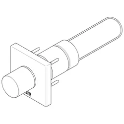 Bedienelement für Unterputzmontage ERSATZTEILE Chrom 04209705901