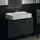Ideal Standard Conca, Keramik-Waschtisch-Platte T4346DG Ausladung 37cm, 100 x 37,3 x 0,6 cm, Mamor Noir Desir