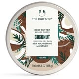 The Body Shop Coconut Body Butter unisex, Kokos Körperbutter 200 ml, 1er Pack (1 x 200 ml)