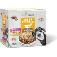 Applaws Taste Toppers 8 x 156 g - in Soße (3 Sorten gemischt)