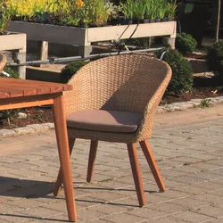 Gartensessel-Set 4-tlg. Atacama Akazienholz