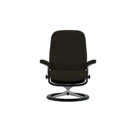 Stressless Relaxsessel Leder 78 x 97 x 70 cm Braun mit Hocker